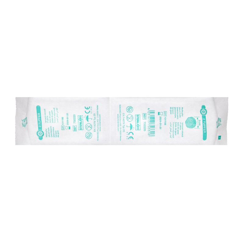 Mulltupfer Steril - 3 cm -30 Sets je 2 x 2 - Noba - PZN 04207867